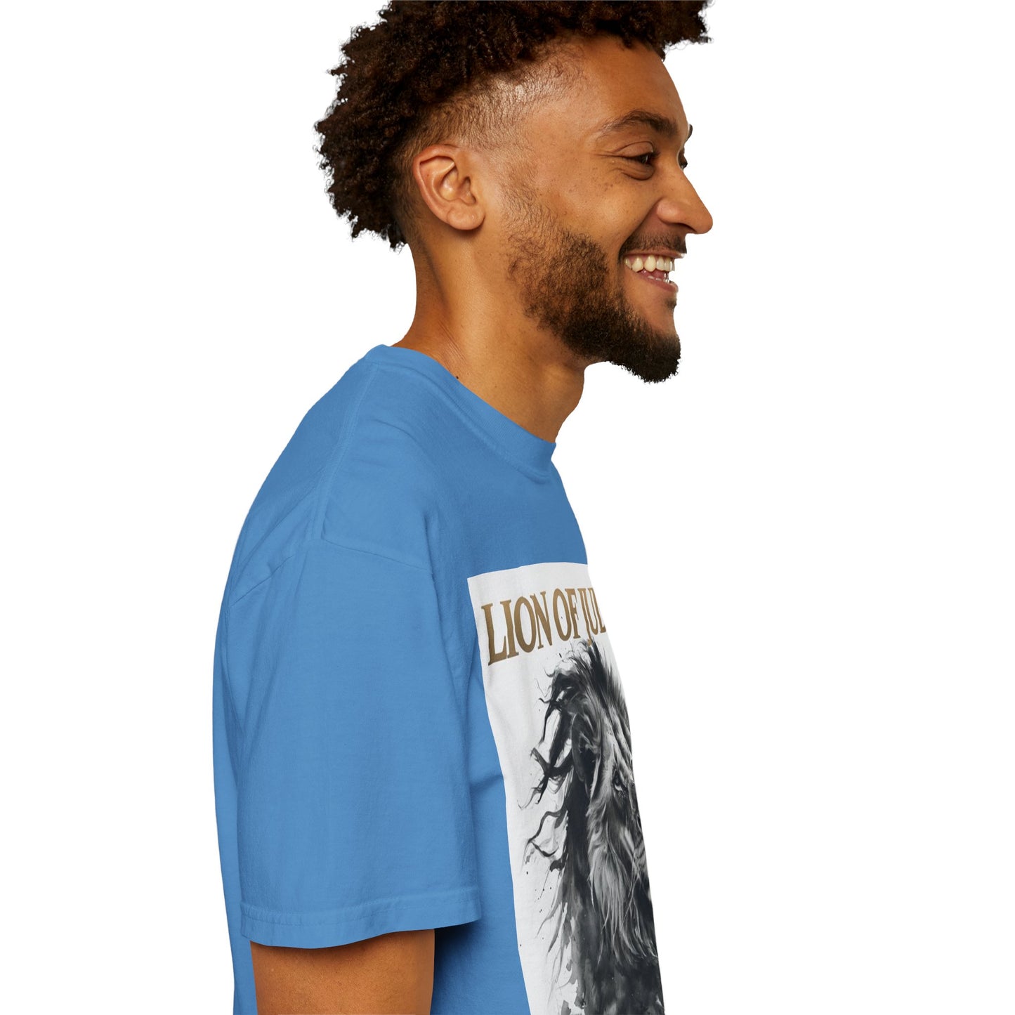 Lion of Judah Unisex Dyed T-Shirt - Spiritual Art Tee