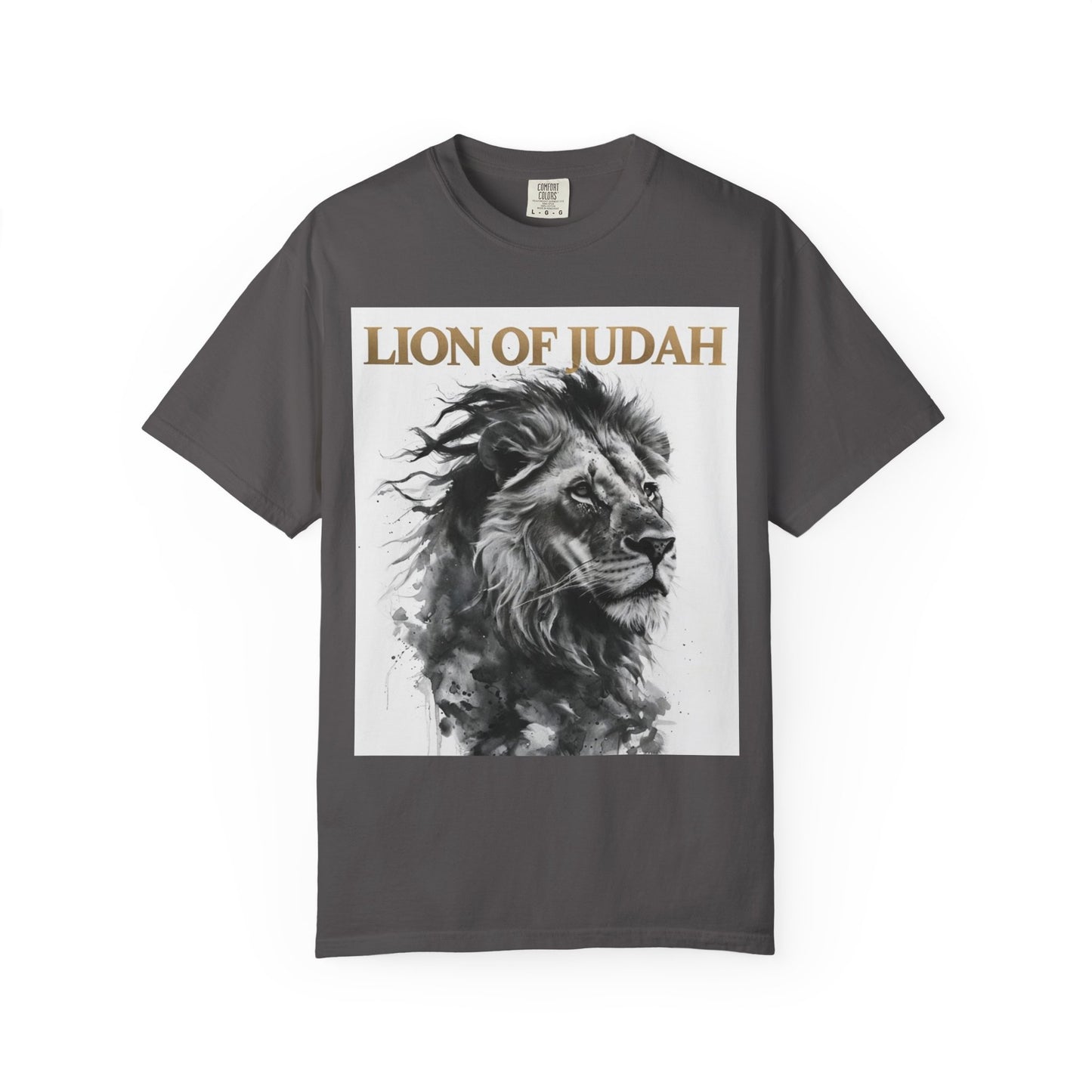 Lion of Judah Unisex Dyed T-Shirt - Spiritual Art Tee
